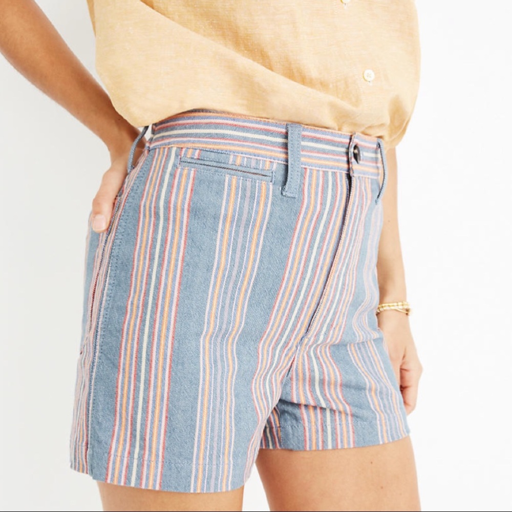 NWT Madewell Rainbow Jean Shorts